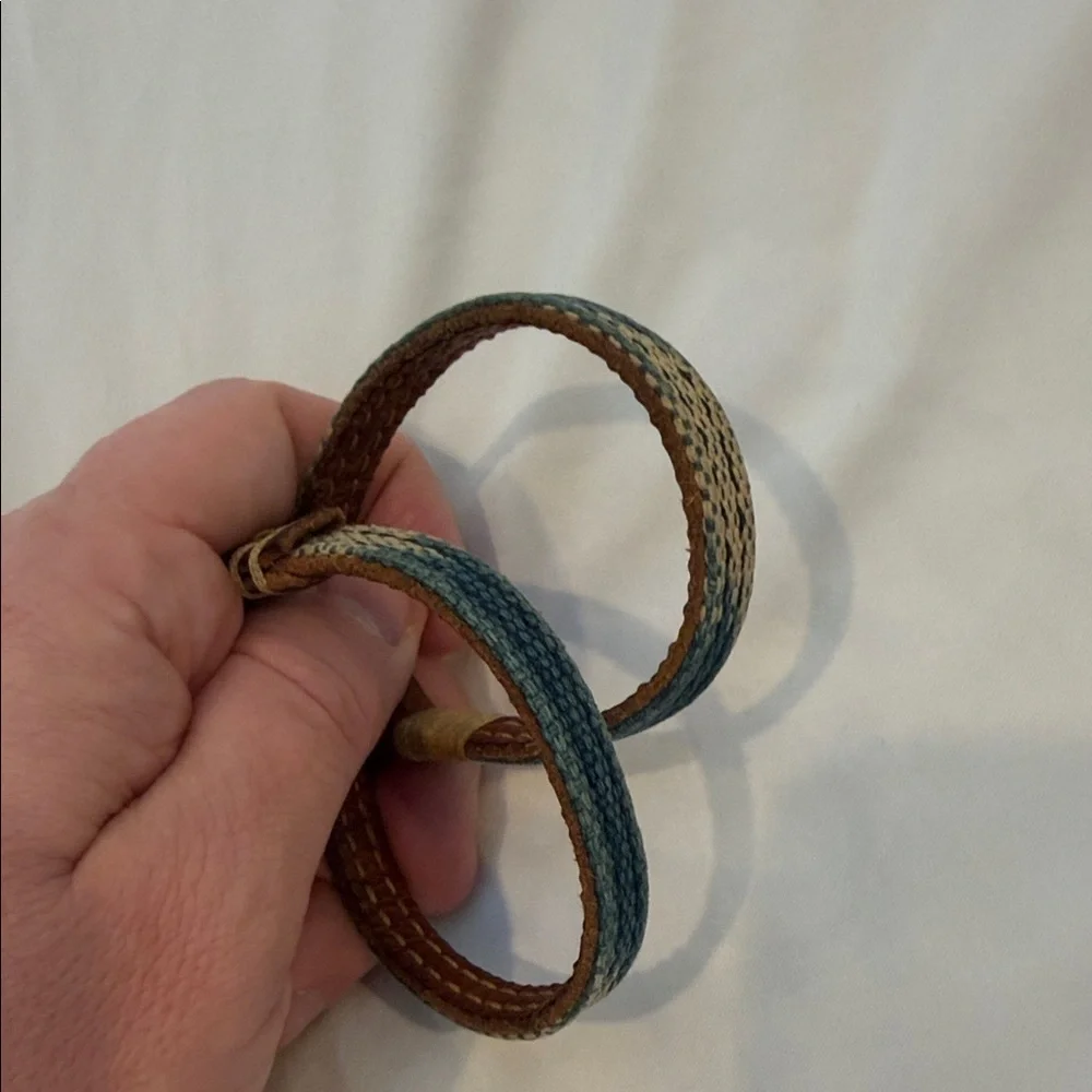 Stylish Blue and Brown Rope Bracelet